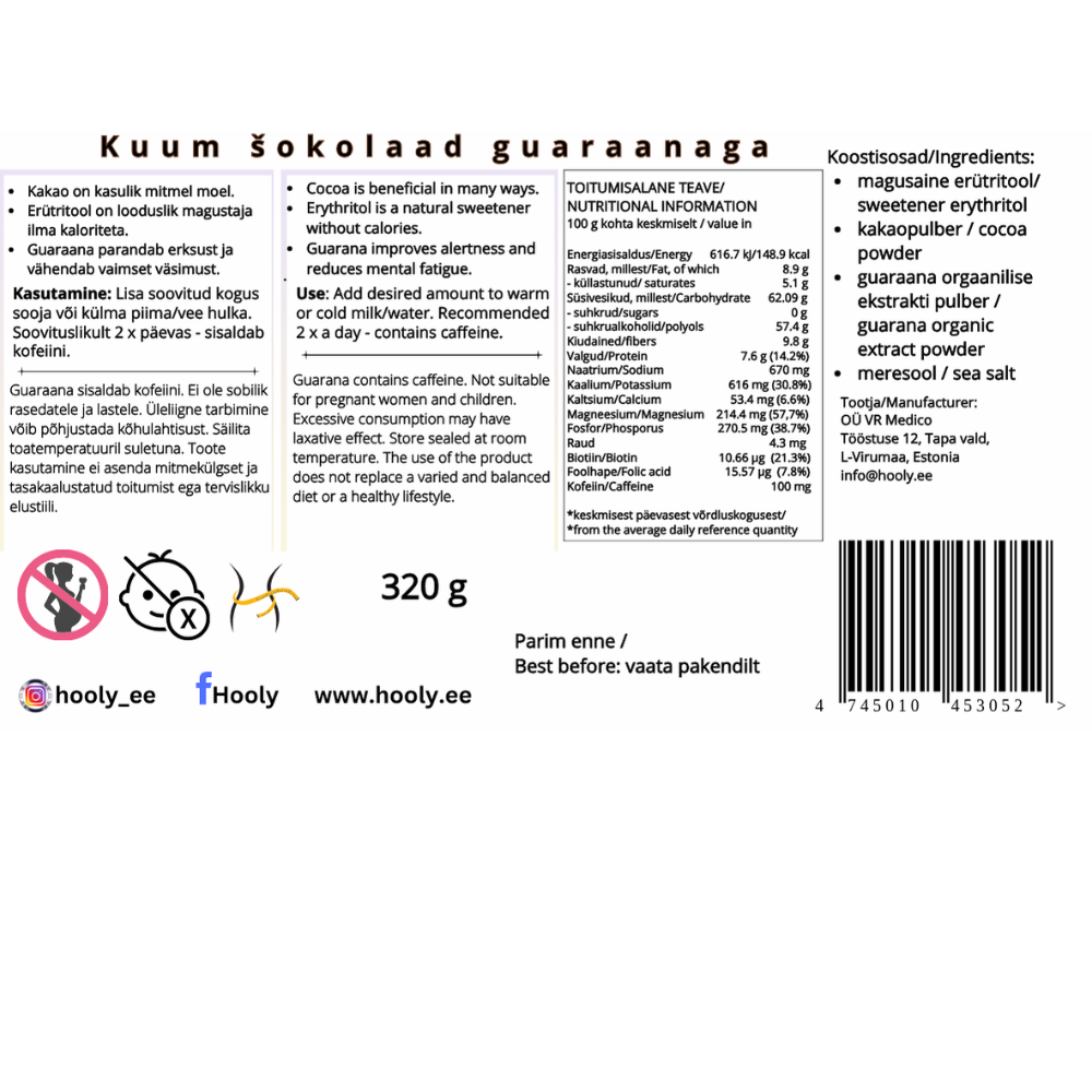 Kuum šokolaad guaraanaga - Image 3